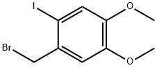 Benzene, 1-(bromomethyl)-2-iodo-4,5-dimethoxy- 结构式