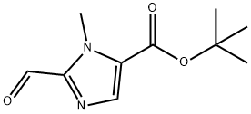tert-butyl 2-formyl-1-methyl-1H-imidazole-5-carboxylate 结构式