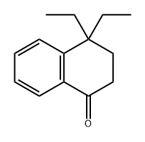 1(2H)-Naphthalenone, 4,4-diethyl-3,4-dihydro- 结构式