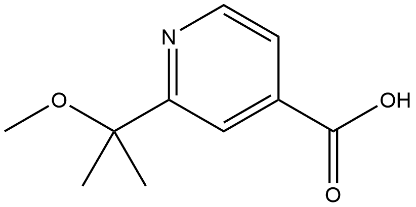 2-(2-甲氧基丙-2-基)异烟酸 结构式