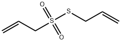 2-Propene-1-sulfonothioic acid, S-2-propen-1-yl ester 结构式