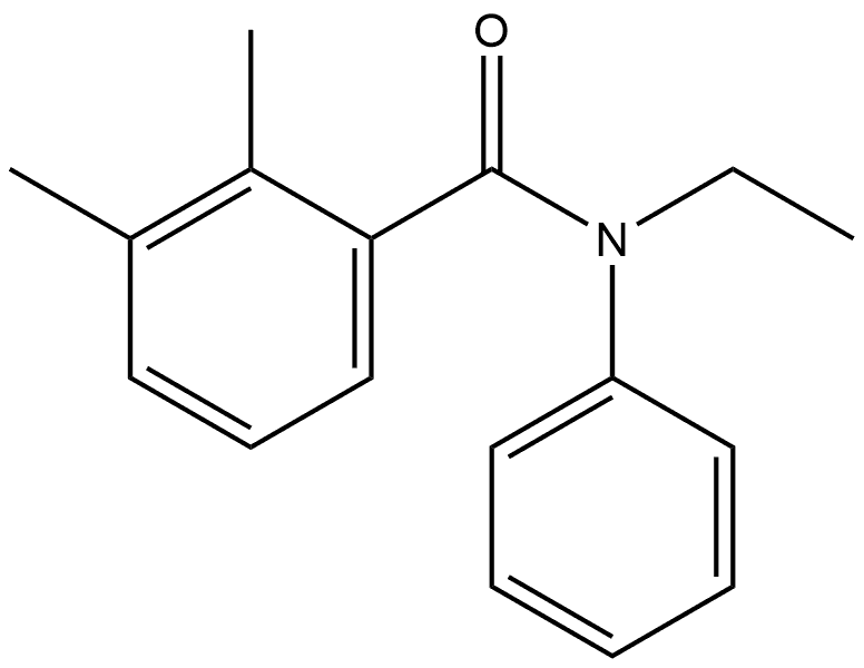 Benzamide, N-ethyl-2,3-dimethyl-N-phenyl- 结构式