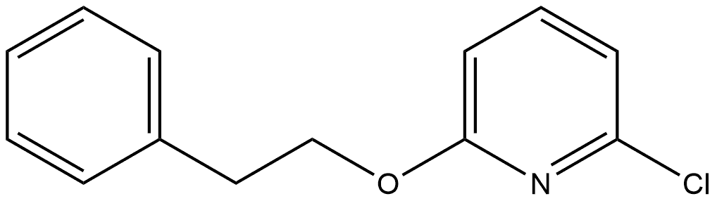 2-Chloro-6-(2-phenylethoxy)pyridine 结构式