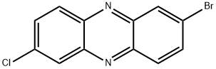 Phenazine, 2-bromo-7-chloro- 结构式