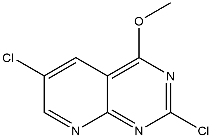 2,6-dichloro-4-methoxypyrido[2,3-d]pyrimidine 结构式