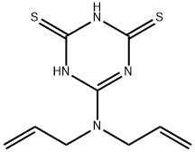 1,3,5-Triazine-2,4(1H,3H)-dithione, 6-(di-2-propen-1-ylamino)- 结构式