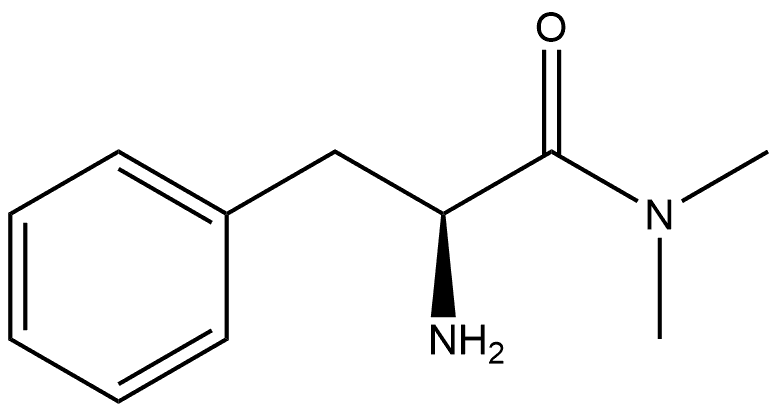 (S)-2-氨基-N,N-二甲基-3-苯基丙酰胺 结构式