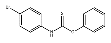 Carbamothioic acid, N-(4-bromophenyl)-, O-phenyl ester 结构式