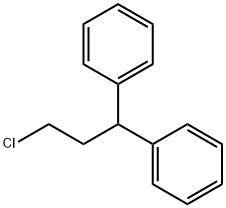 Benzene, 1,1'-(3-chloropropylidene)bis- 结构式