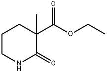 3-甲基-2-氧代哌啶-3-羧酸甲酯 结构式