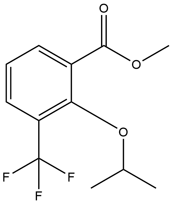 Methyl 2-isopropoxy-3-(trifluoromethyl)benzoate 结构式