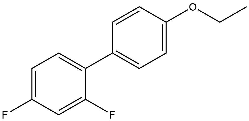 4'-ethoxy-2,4-difluoro-1,1'-biphenyl 结构式