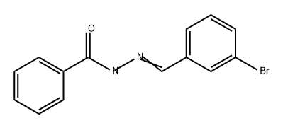 Benzoic acid, 2-[(3-bromophenyl)methylene]hydrazide 结构式