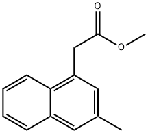 1-Naphthaleneacetic acid, 3-methyl-, methyl ester 结构式