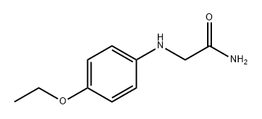 Acetamide, 2-[(4-ethoxyphenyl)amino]- 结构式