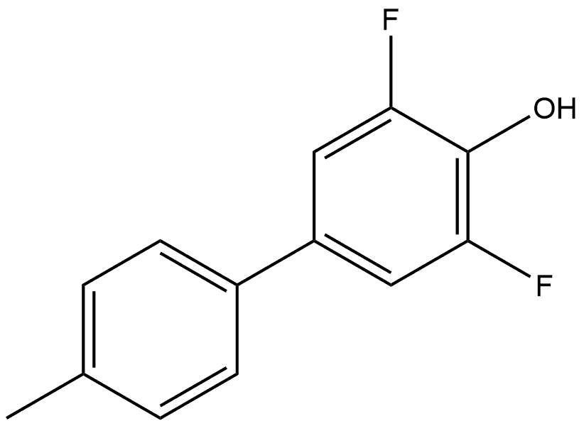 3,5-Difluoro-4'-methyl-[1,1'-biphenyl]-4-ol 结构式