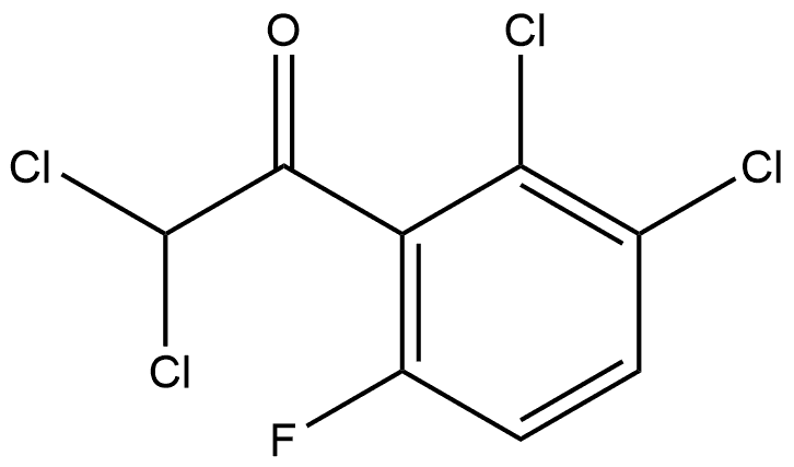 2,2-dichloro-1-(2,3-dichloro-6-fluorophenyl)ethanone 结构式