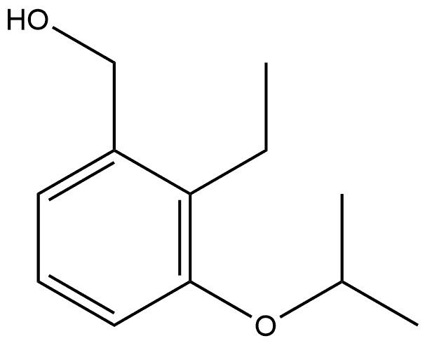 (2-ethyl-3-isopropoxyphenyl)methanol 结构式