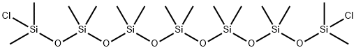 Heptasiloxane, 1,13-dichloro-1,1,3,3,5,5,7,7,9,9,11,11,13,13-tetradecamethyl- 结构式