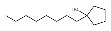 Cyclopentanol, 1-octyl- 结构式