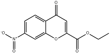Ethyl 7-nitro-4-oxo-4H-chromene-2-carboxylate 结构式