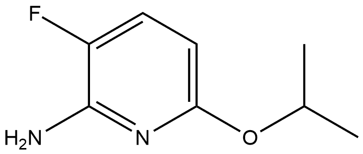 3-氟-6-异丙氧基吡啶-2-胺 结构式