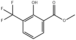 2-羟基-3-(三氟甲基)苯甲酸甲酯 结构式