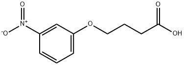 Butanoic acid, 4-(3-nitrophenoxy)- 结构式