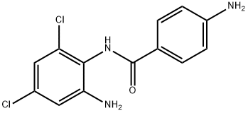 4-amino-N-(2-amino-4,6-dichlorophenyl)benzamide 结构式