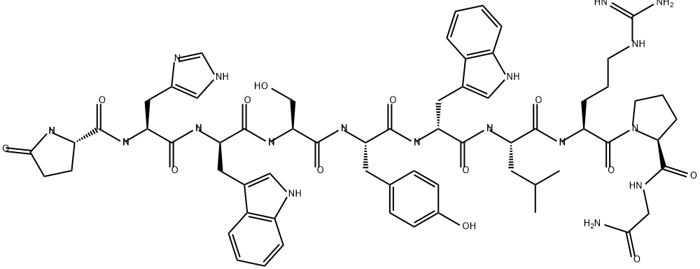 曲普瑞林杂质2 结构式