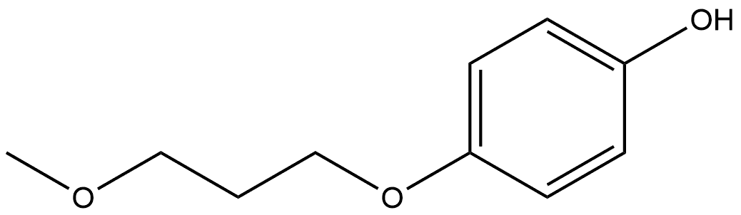 4-(3-Methoxypropoxy)phenol 结构式