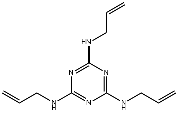 N,N',N''-三烯丙基蜜胺 结构式