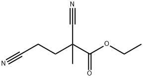 Butanoic acid, 2,4-dicyano-2-methyl-, ethyl ester 结构式