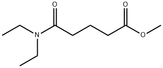 Pentanoic acid, 5-(diethylamino)-5-oxo-, methyl ester 结构式
