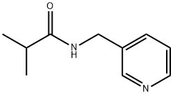 2-methyl-N-(3-pyridinylmethyl)propanamide 结构式