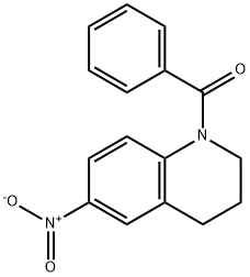 Methanone, (3,4-dihydro-6-nitro-1(2H)-quinolinyl)phenyl- 结构式