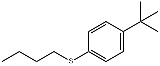 Benzene, 1-(butylthio)-4-(1,1-dimethylethyl)- 结构式