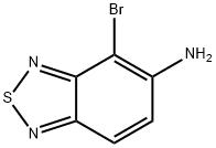 2,1,3-Benzothiadiazol-5-amine, 4-bromo- 结构式