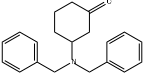 3-(二苄基氨基)环己酮 结构式