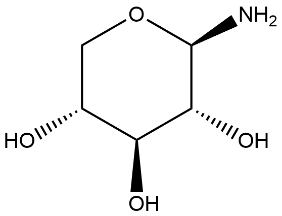 β-D-Xylopyranosylamine 结构式