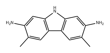 9H-Carbazole-2,7-diamine, 3,6-dimethyl- 结构式