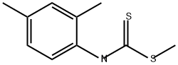 Carbamodithioic acid, N-(2,4-dimethylphenyl)-, methyl ester 结构式