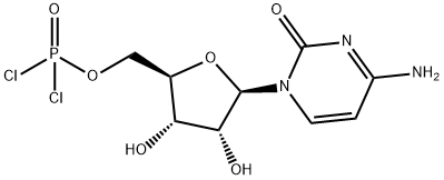 Cytidine, 5'-phosphorodichloridate (8CI,9CI) 结构式