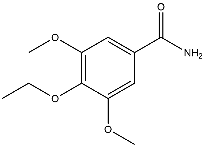 4-Ethoxy-3,5-dimethoxybenzamide 结构式