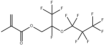 2,3,3,3-四氟-2-(七氟丙氧基)甲基丙烯酸丙酯 结构式