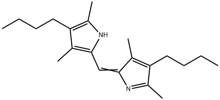 1H-Pyrrole, 3-butyl-5-[(4-butyl-3,5-dimethyl-2H-pyrrol-2-ylidene)methyl]-2,4-dimethyl- 结构式