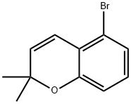 2H-1-Benzopyran, 5-bromo-2,2-dimethyl- 结构式
