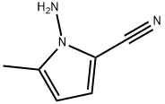 1H-Pyrrole-2-carbonitrile, 1-amino-5-methyl- 结构式