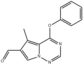 Pyrrolo[2,1-f][1,2,4]triazine-6-carboxaldehyde, 5-methyl-4-phenoxy-