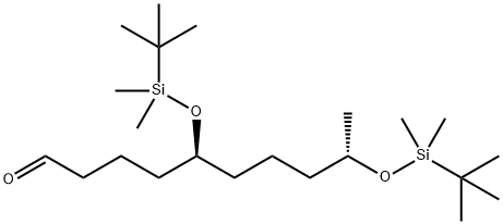 Decanal, 5,9-bis[[(1,1-dimethylethyl)dimethylsilyl]oxy]-, (5S,9S)- 结构式